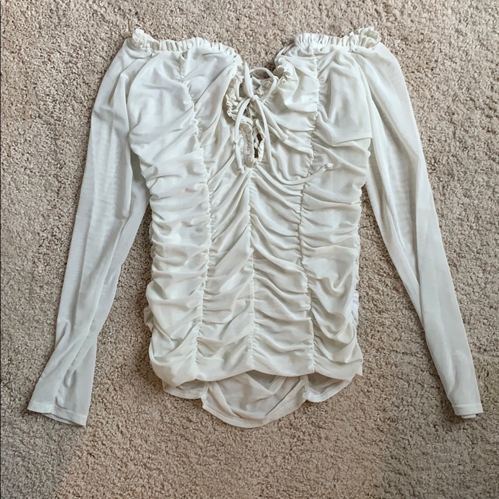 UO cream long sleeve top